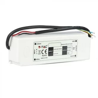   V-TAC LED Műanyagházas szerelhető vízálló tápegység 150W 12.5A 12V IP67 - 3248