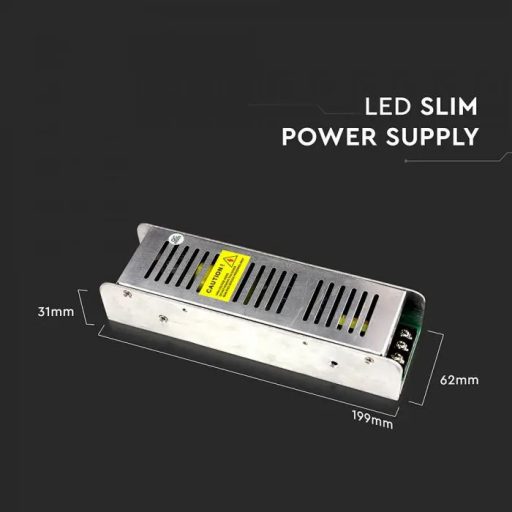 V-TAC LED Dimmelhető fémházas szerelhető tápegység 150W 6.25A 24V IP20 - 3258