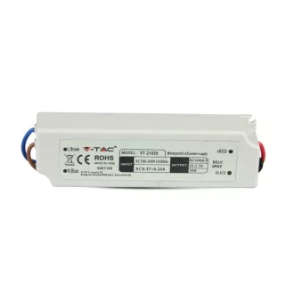   V-TAC LED Műanyagházas szerelhető vízálló tápegység 30W 2.5A 12V IP67 - 3271