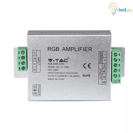 V-TAC LED RGB szalaghoz jelerősítő - 3309