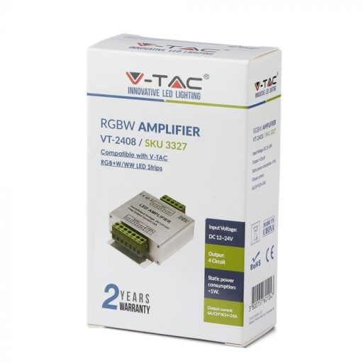 V-TAC LED szalag jelerősítő RGB+W - 3327