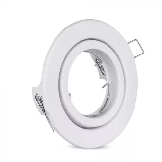 V-TAC Led GU10 Spot Keret Kerek Állítható Fehér - 3469