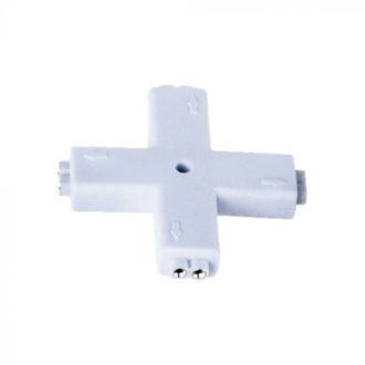 V-TAC Led szalag csatlakozó kereszt toldó 3528 - 3509