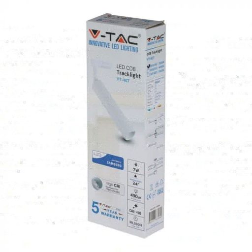 V-TAC LED SÍNES LÁMPA 7W SAMSUNG chip 5000K - 352