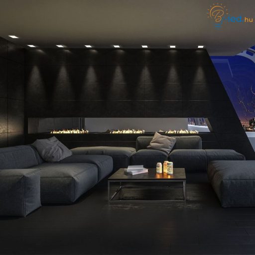 V-TAC Fekete süllyeszthető billenthető keret 1 x AR111 fényforráshoz - 35811