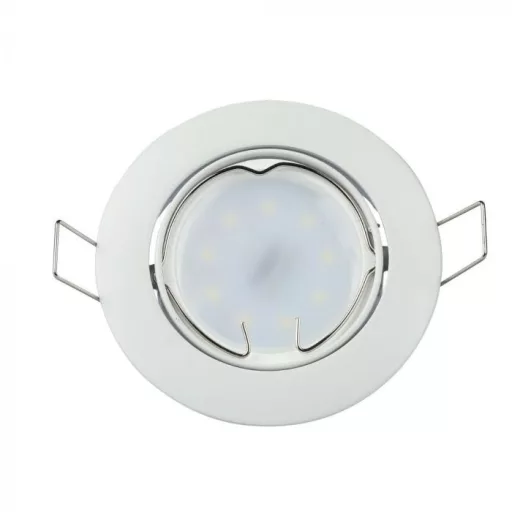 V-TAC Led GU10 Spot Keret Kerek Állítható Fehér - 3587