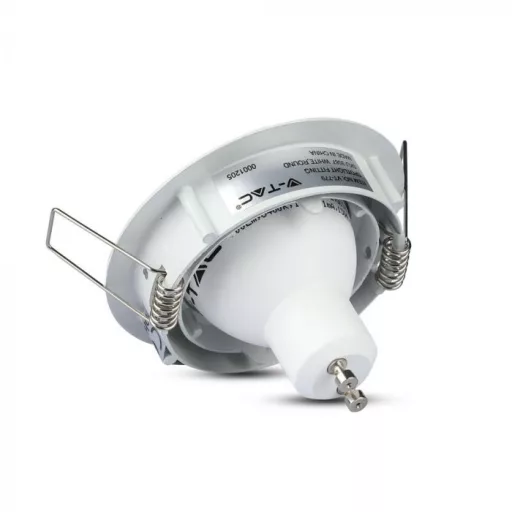 V-TAC Led GU10 Spot Keret Kerek Állítható Fehér - 3587