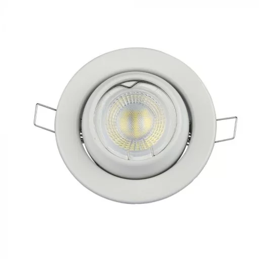 V-TAC Led GU10 Spot Keret Állítható Kerek Fehér - 3593