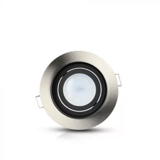 V-TAC Led GU10 Spot Keret Kerek matt króm - 3596