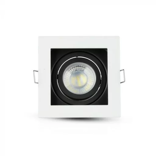 V-TAC Led GU10 Spot Keret Négyzet alakú Fehér - 3597