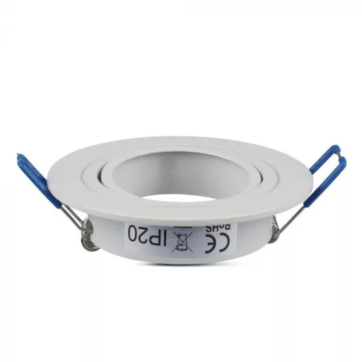 V-TAC Led 1 x GU10 Spot Keret Kerek Fehér - 3599
