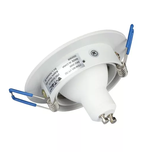 V-TAC Led 1 x GU10 Spot Keret Kerek Fehér - 3599