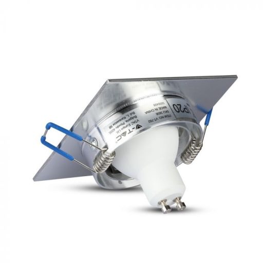 V-TAC Led 1 x GU10 Spot Keret Négyzet Alakú Alumínium - 3606
