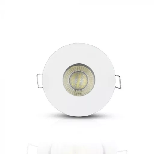 V-TAC Led GU10 Spot Keret Kerek Matt Fehér - 3611