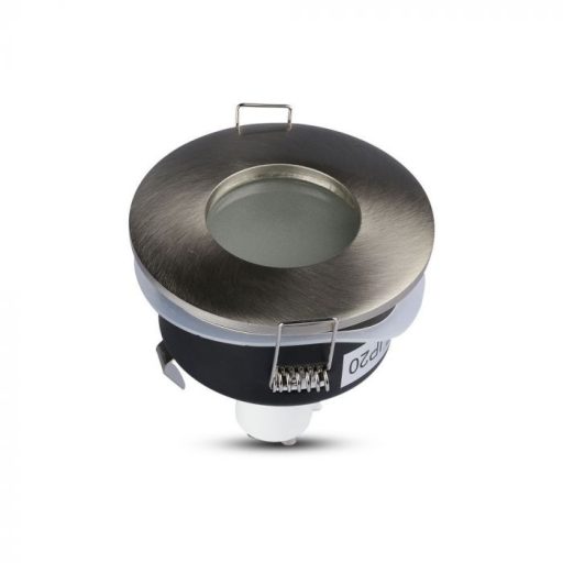 V-TAC Led GU10 Spot Keret Kerek Matt matt króm ф84 IP54 - 3614