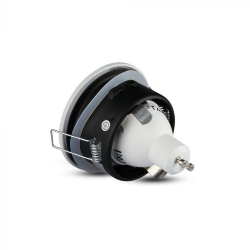 V-TAC Led GU10 Spot Keret Kerek Matt matt króm ф84 IP54 - 3614