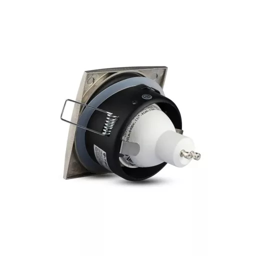 V-TAC Led GU10 Spot Keret Négyzet Alakú matt króm IP54 - 3616