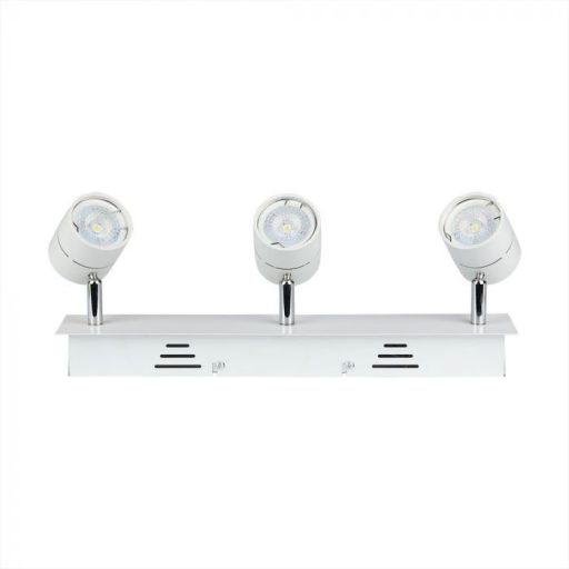 V-TAC Led 3 x GU10 Spot Sín szerelvény Fehér - 3619