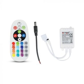   V-TAC LED szalaghoz infravörös RGB vezérlő 24 gombos - 3625