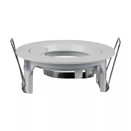 V-TAC Led GU10 Spot Keret Kerek Fehér - 3642