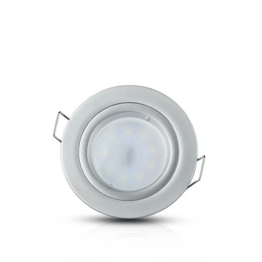 V-TAC Led GU10 Spot Keret Kerek Ezüstszürke - 3644