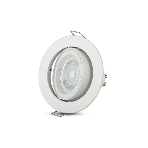 V-TAC Led GU10 Spot Keret Kerek Fehér - 3645