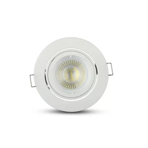 V-TAC Led GU10 Spot Keret Kerek Fehér - 3645