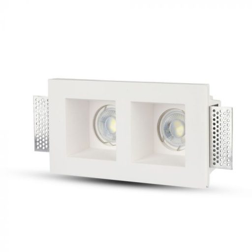 V-TAC négyzet alakú gipsz lámpatest - 3648