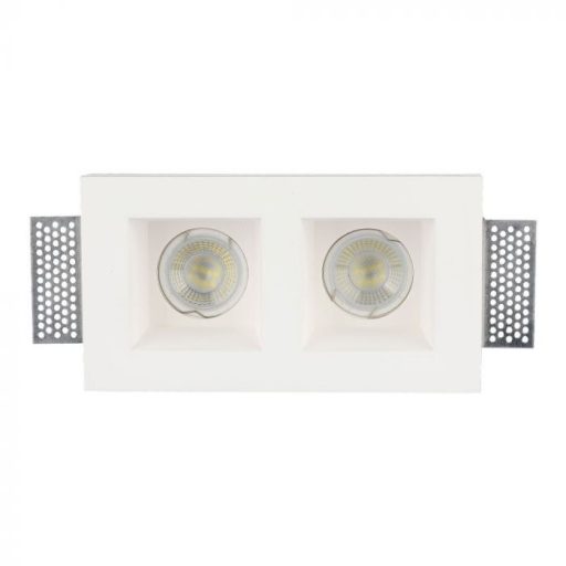 V-TAC négyzet alakú gipsz lámpatest - 3648