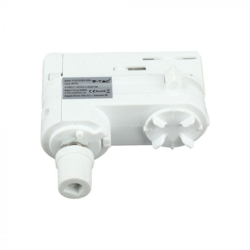 V-TAC 4 Sínvilágítás Adapter Fehér - 3659