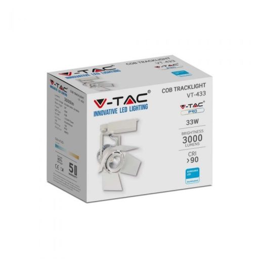 V-TAC LED SÍNES LÁMPA 33W SAMSUNG chip 5000K - 370