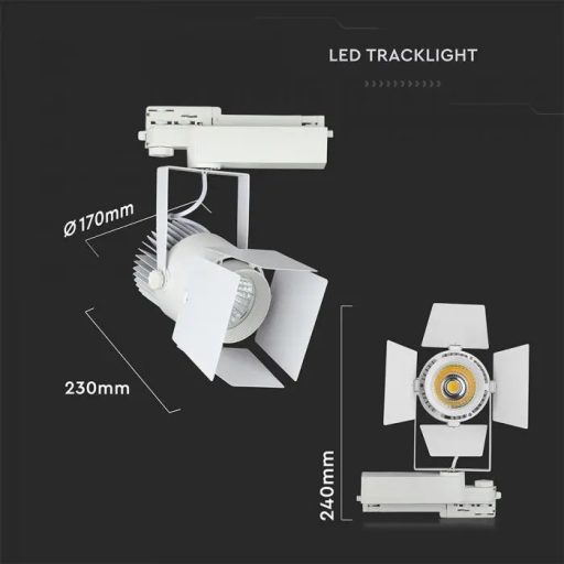 V-TAC LED SÍNES LÁMPA 33W SAMSUNG chip 5000K - 370