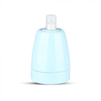 V-TAC E27 porcelán foglalat - kék - 3798