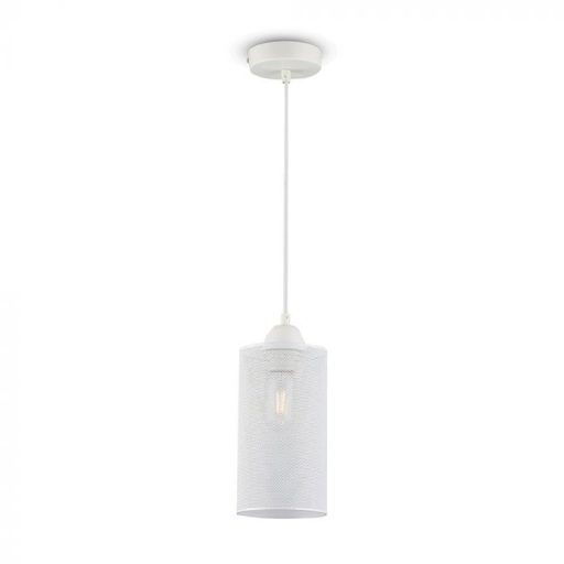 V-TAC E27 fém függeszték - fehér - 3829