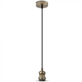 V-TAC E27 fém függeszték - bronz - 3843