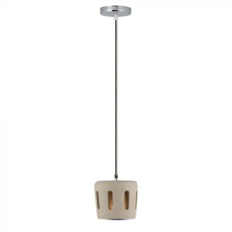 V-TAC E27 beton függeszték + lámpabúra 200/200mm - 3853