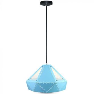   V-TAC Függeszték kerek gyémánt formájú - kék - 310 x 180 mm - 3946