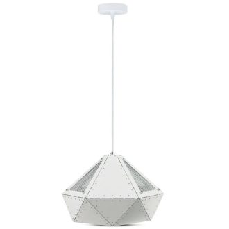   V-TAC Függeszték kerek gyémánt formájú - fehér - 310 x 180 mm - 3948