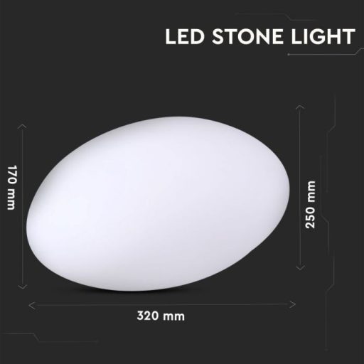 V-TAC LED Kő formájú világítás RGB 33 x 25 x 17cm - 40171