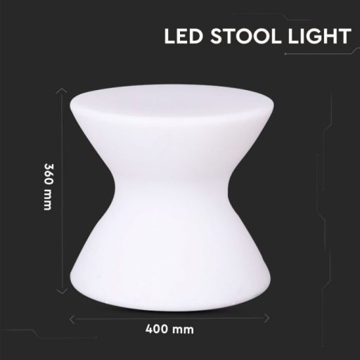 V-TAC LED Ülőke formájú világítás RGB 40 x 36cm - 40231