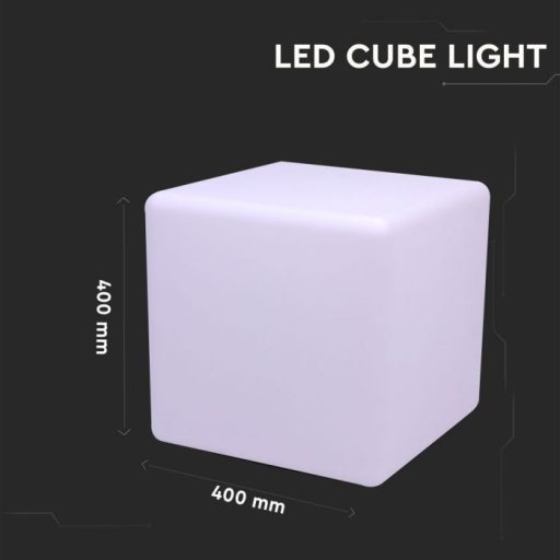 V-TAC LED Kocka formájú világítás RGB D40 x 40 x 40cm - 40241