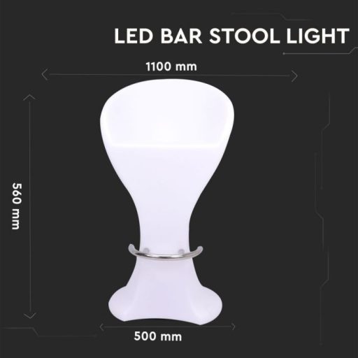V-TAC LED Bárszék formájú világítás RGB D50 x 56 x 110cm - 40271