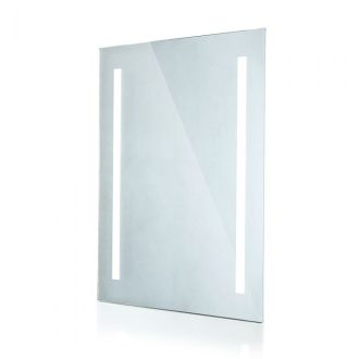   V-TAC LED Fali tükörvilágítás kapcsolóval, téglalap forma 17W IP44 6400K - króm - 40441