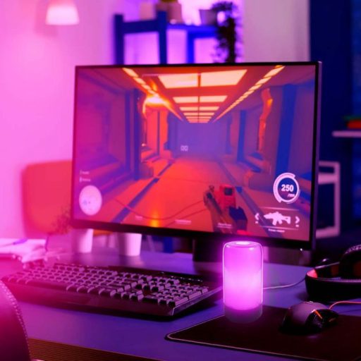 V-TAC 8W LED hangulatvilágítás RGB Alexa és Google Home kompatibilis - 405871