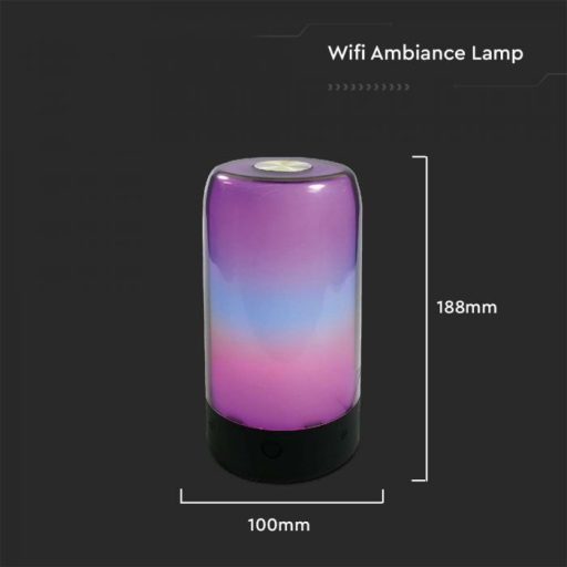 V-TAC 8W LED hangulatvilágítás RGB Alexa és Google Home kompatibilis - 405871