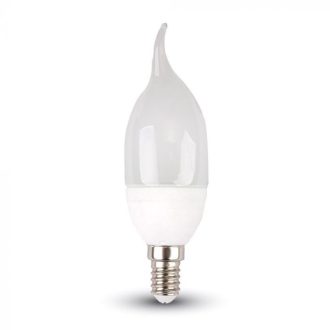 V-TAC LED izzó  E14 C37 4W 200° 4000K gyertyaláng - 4156