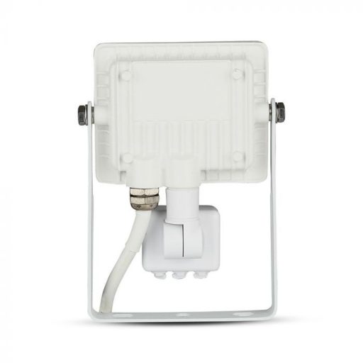 V-TAC 10W Mozgásérzékelős LED reflektor 100° 4000K fehér házas (Samsung Chip) - 434