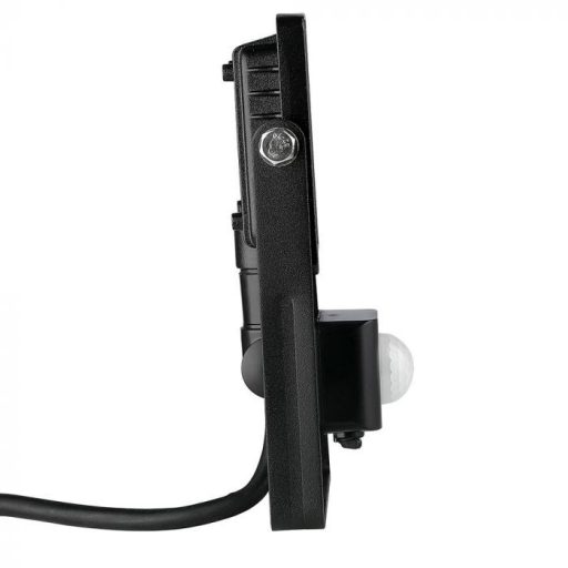 V-TAC 10W Mozgásérzékelős LED reflektor 100° 4000K fekete házas (Samsung Chip) - 437