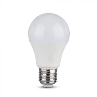   V-TAC 3 lépésben dimmelhető LED izzó  E27 A60 9W 200° 6400K gömb - 4449