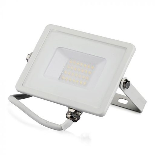 V-TAC 20W LED reflektor 100° 6400K fehér házas (Samsung Chip) - 444